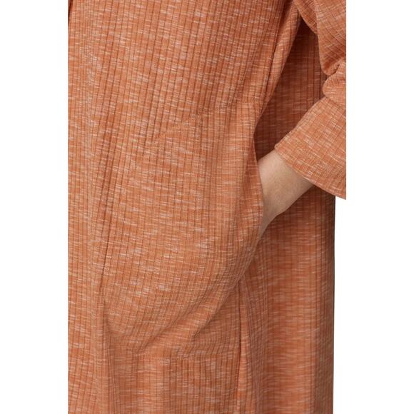 B Collection by Bobeau Orange Ellen Waterfall Ribbed Cardigan XL - Picture 4 of 11